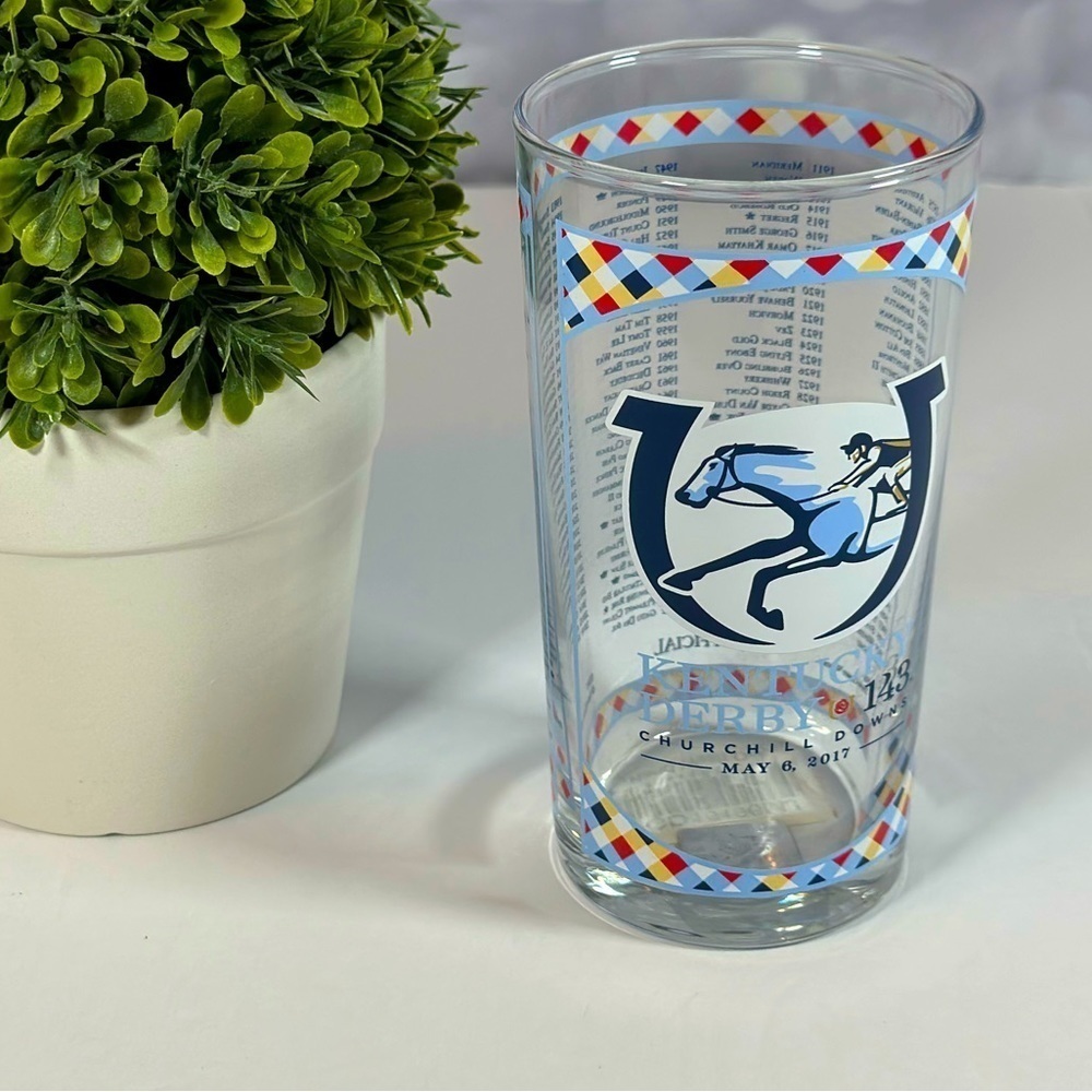 🌱 2017 Kentucky Derby 143 Churchill Downs Glass